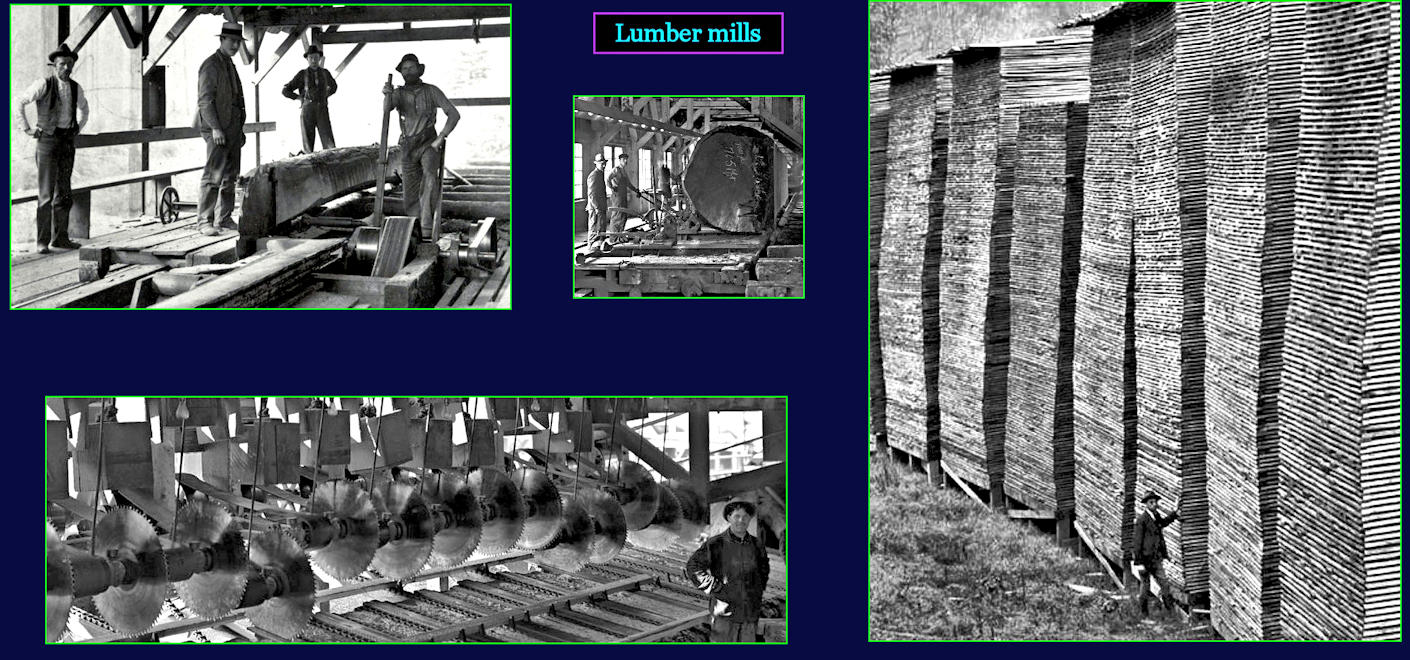 Sawmills, 1910